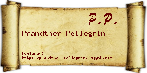 Prandtner Pellegrin névjegykártya